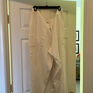 Eileen Fisher linen cargo pant. Excellent condition!!